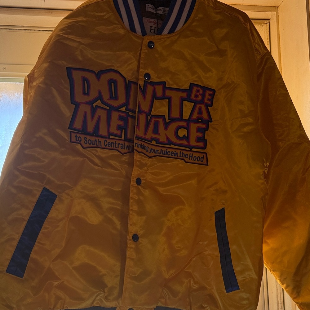Vibrant Yellow Graphic Bomber Jacket